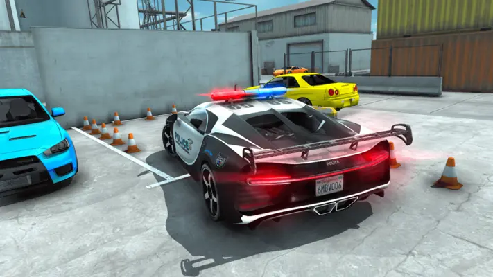 Police Car Parking Real Car android App screenshot 0