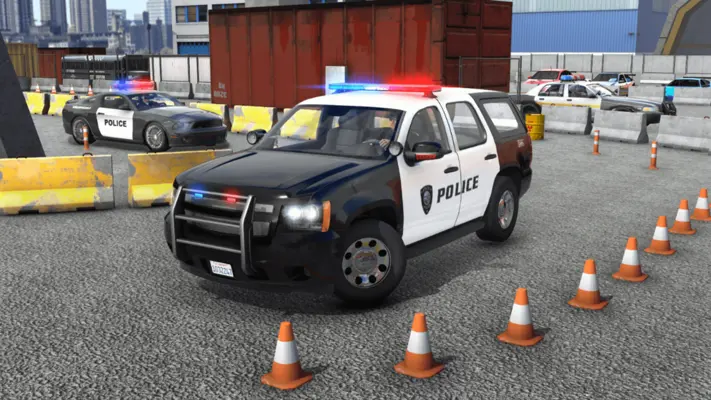 Police Car Parking Real Car android App screenshot 3