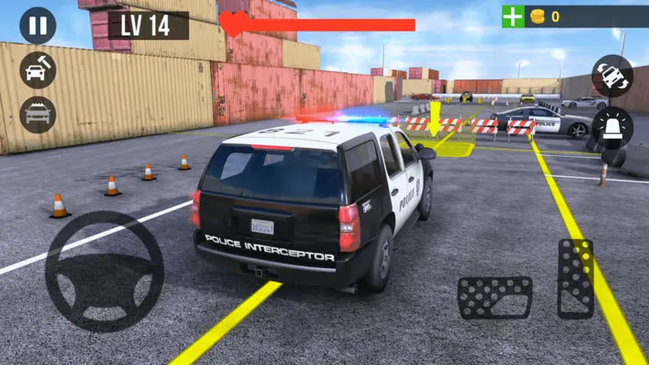 Police Car Parking Real Car android App screenshot 4